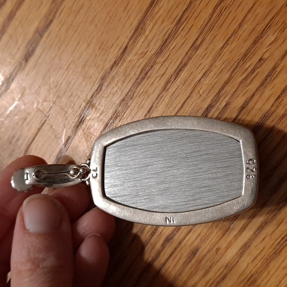 3" COLLEEN LOPEZ CL 35g MYSTIC QUARTZ DRUZY STERLING SILVER PENDANT ENHANCER - Picture 9 of 11